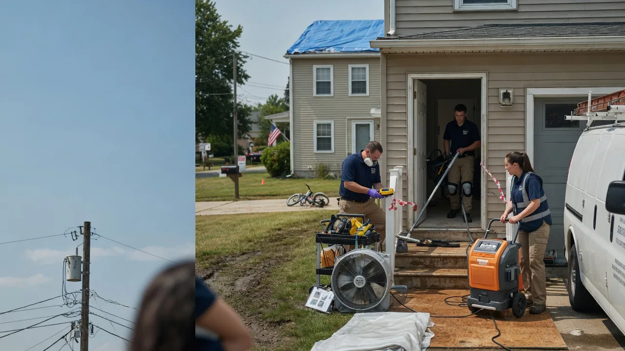 Water Damage Repair in Saxis, VA near me